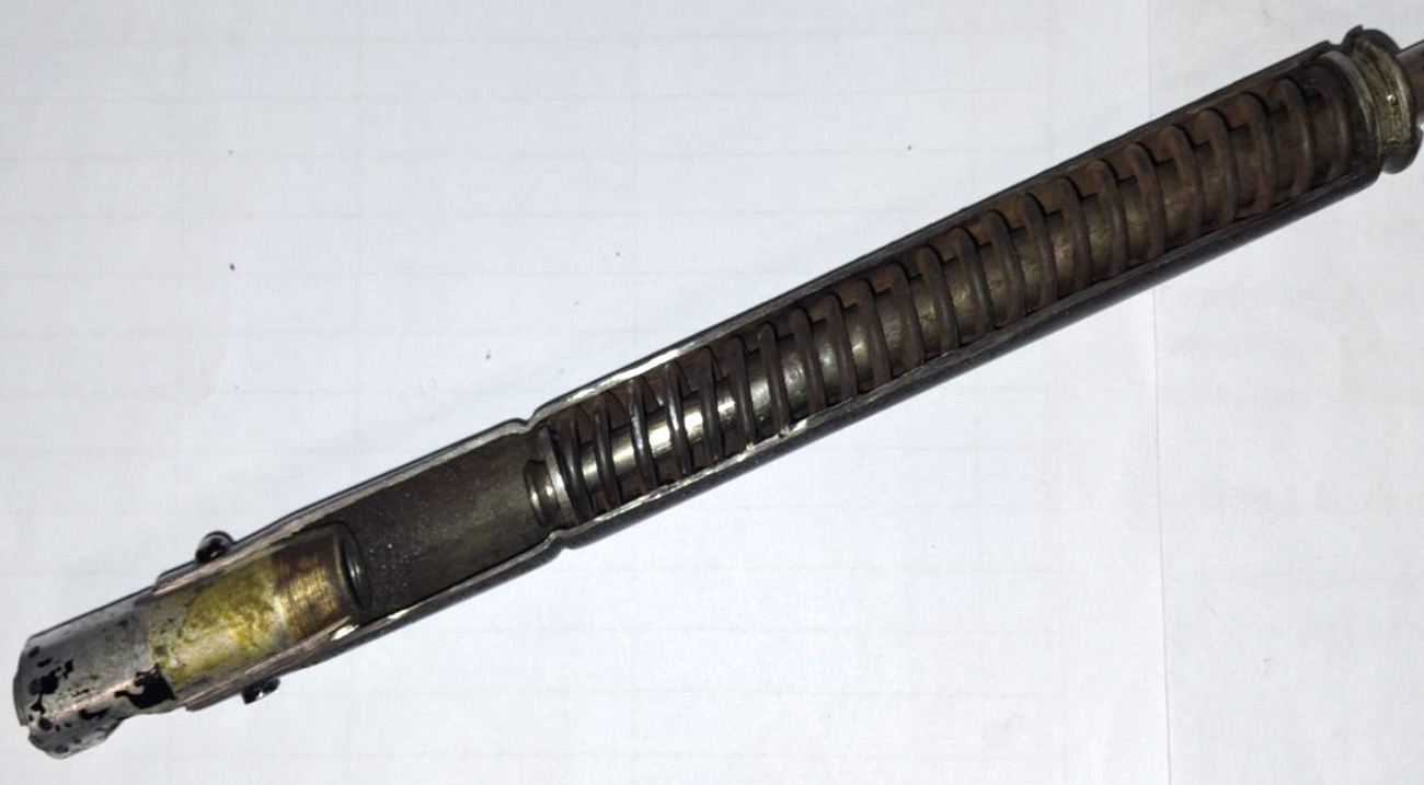 Figure 1 – As intended - washer retained by the tube crimp 