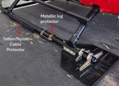 Figure 3 - Protectors installed at time of incident.