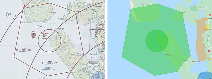 Military operating areas