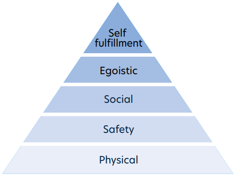 Maslow's hierarchy of needs