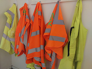 High-vis vests