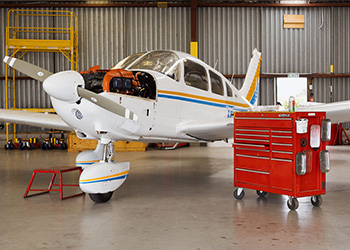 Aircraft maintenance hangar