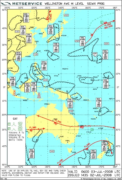 Hi-Level SIGWX Chart – colour customised version