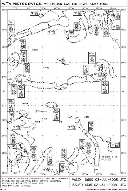 Medium (Mid) Level SIGWX Chart
