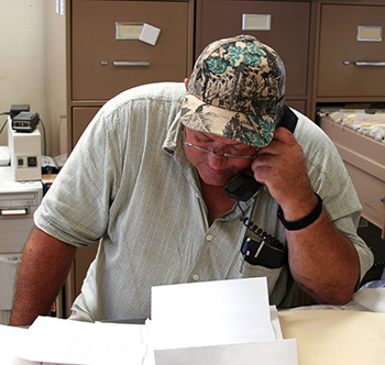 Man on phone