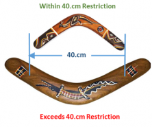 Within 40cm restriction