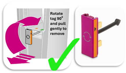 Hair straightener with 2 pins