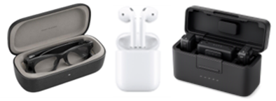 Wireless charging cases