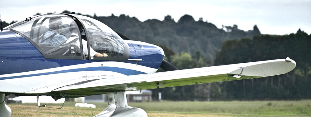 Plane at aerodrome