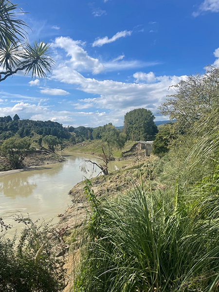 Flooded river