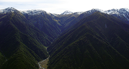 Another view from above mountain valley