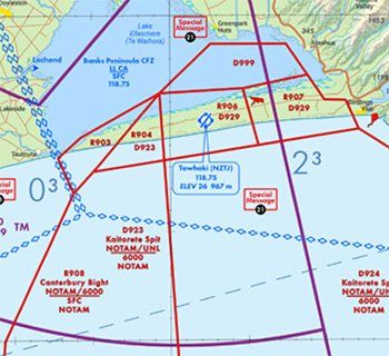 NOTAM map