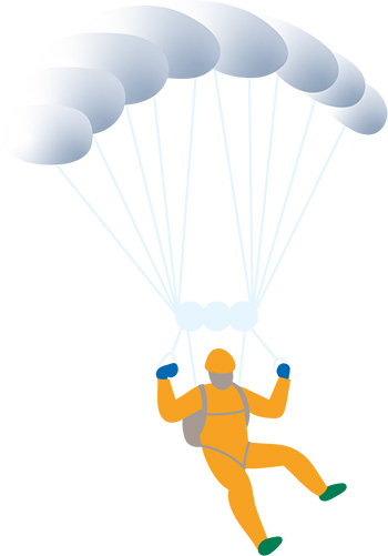 Parachute graphic
