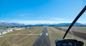 Wanaka Airport from the sky