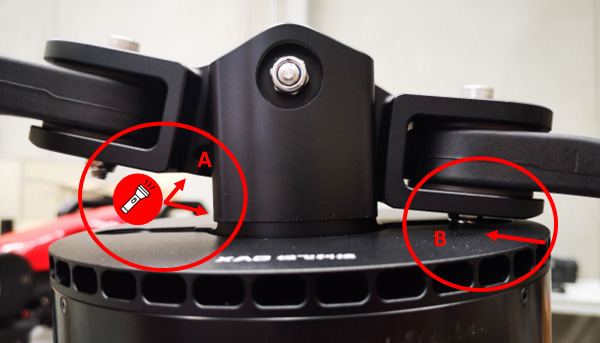 XAG P100 Pro rotor assembly 
