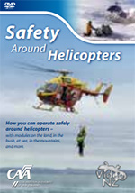 Safety around helicopters DVD cover